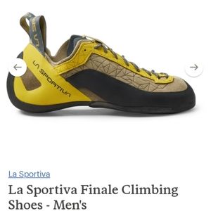 Climbing shoes